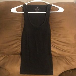 American Eagle Black Boyfriend Tank Size Small